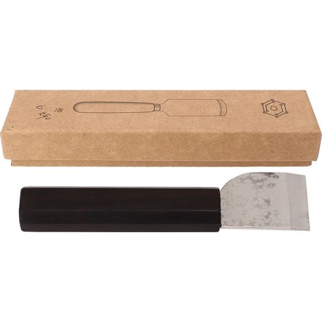 Ledermesser mit flacher, scharfer Klinge und leichtem Holzgriff für DIY-Lederarbeiten und Bastelprojekte (1/5)