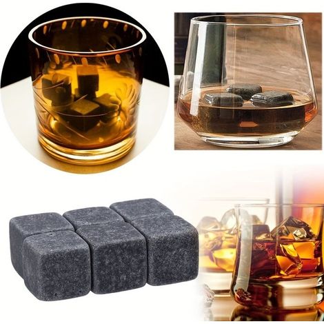 Ensemble de pierres à whisky réutilisables — un choix idéal pour les amateurs de whisky (1/5)