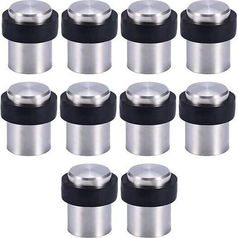10 aldabas de suelo para puerta de 4,5 cm de acero inoxidable. (1/5)