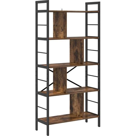 Étagère Chêne fumé 75 x 30 x 156 cm Bois d'ingénierie (1/5)