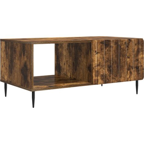 Couchtisch Geräucherte Eiche 90 x 50 x 40 cm Holzwerkstoff vidaXL