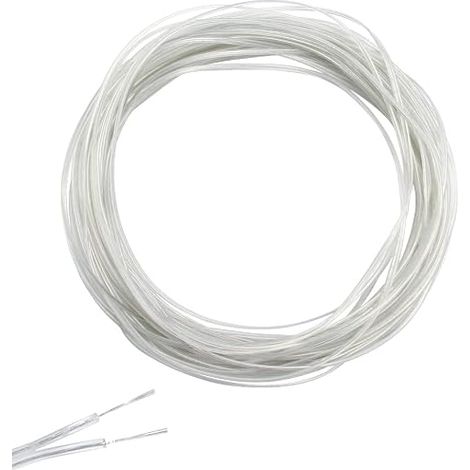 Transparent Electric Wire 2 Wires 0.75 mm² Flexible Transparent Extension Cable Electric Accessories Small (1/5)