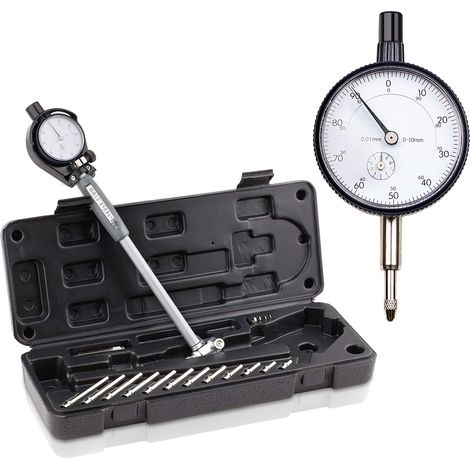 Extender-Nummern-Durchgangsmessgerät-Set 50–160 mm (1,97–6,23 Zoll) Anzeige 0,01 mm (0,0003 Zoll) interne Auflösung, Messzylinder-Werkzeug