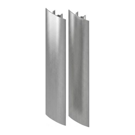 Profils de masquage - aluminium brut - par 2 - 2 m - gond Platimium - TIRARD