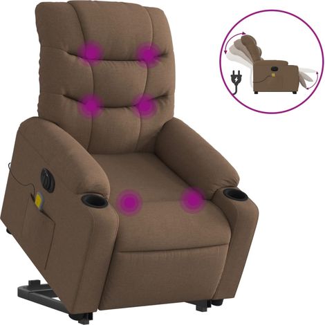 Maison Exclusive - Elektrischer Massagesessel mit Aufstehhilfe Br (1/5)