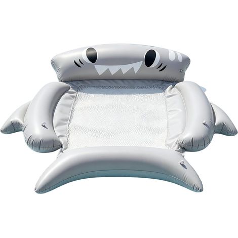 Piscina gonfiabile a forma di animale: letto galleggiante e orso per adulti e pavimento in acqua, pieghevole, in PVC, amaca per il mare e altro per feste estive, e (1/4)