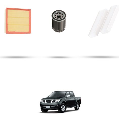 Kit tagliando 3 filtri compatibile con Nissan Navara (D40) 4.0 198kw Dal 2005 (1/4)