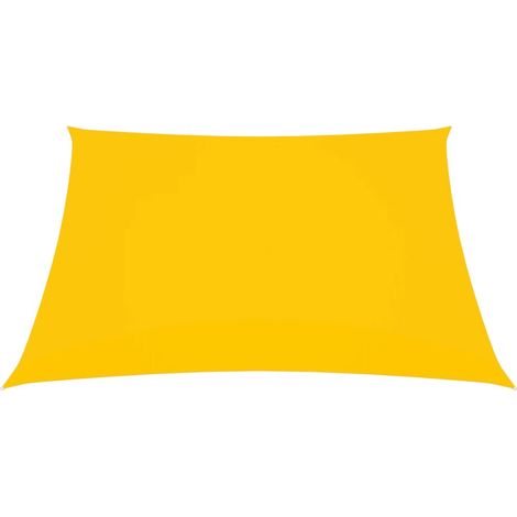 Telo parasole a vela in tessuto oxford quadrato 7 x 7 m giallo 020009540