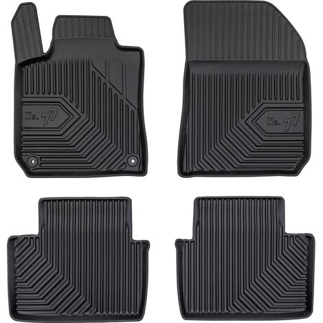 Tapis de Sol de Voiture No.77 pour Peugeot 308 II Break 2013-2021 TPE Noir 4Pcs (1/5)