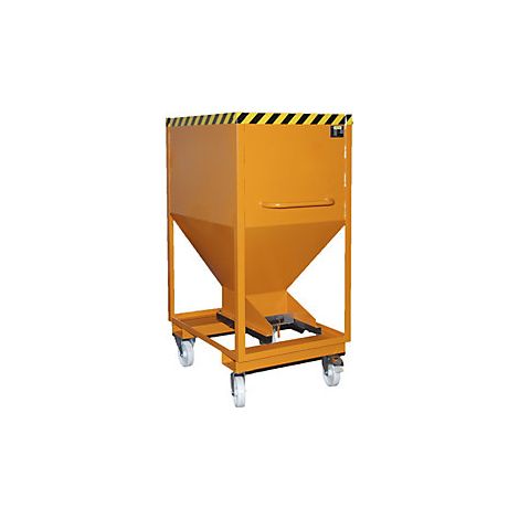 Bauer Silobehälter SRE-D 600, lackiert, Gelborange