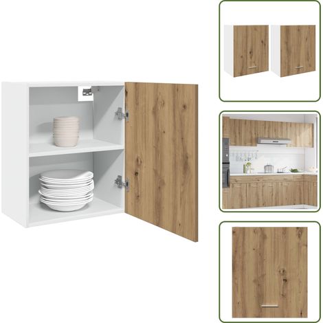 Armadi per cucina - vidaXL Mobili Pensili “Lyon” 2 pz Artigianale 50x31x60 cm - Armadi per casa