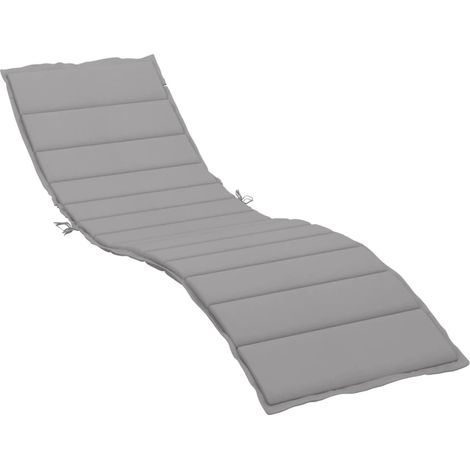 Maison Exclusive - Sonnenliegen-Auflage Grau 200x70x3 cm Oxford-G