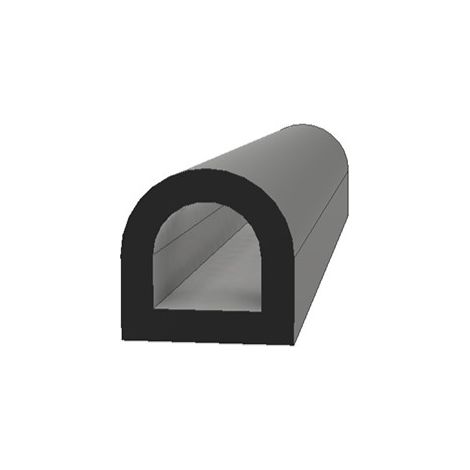 Joint d'étanchéité RS PRO noir, 20m x 8 mm x 8mm ( Prix pour Bobine de 20 Mètres )
