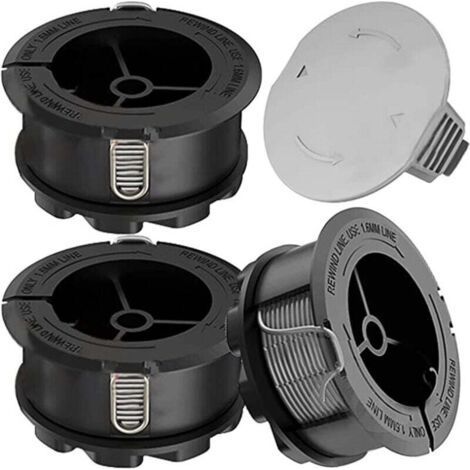 Rasentrimmerspule, Φ1,6 mm, 6 m, F016800570, für BOSCH Rasenmähermodelle: Universal GrassCut 18 / Universal GrassCut 18-26 / Universal GrassCut 18-260, für Ersatztrimmerköpfe, (1/4)