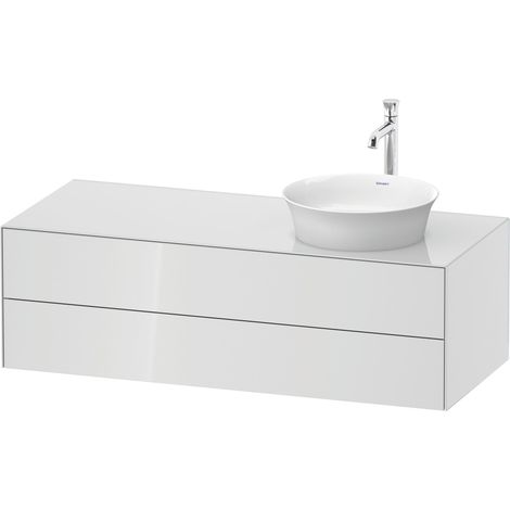 Duravit White Tulip, meuble sous-lavabo suspendu, largeur 1300 x (1/2)