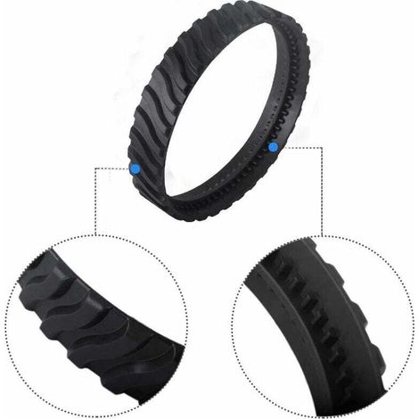 4 Chenilles de Remplacement Noir Nettoyeur Piscine Pneu Piste Roue R0526100 Compatible avec Zodiac Baracuda MX6/MX8 Nettoyage de Piscine Creusée (1/3)