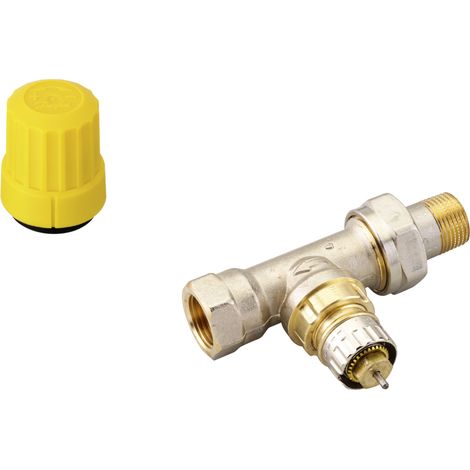 Danfoss Ventilgehäuse RA-UR 10 R 3/8", Durchgangsausführung, matt vernickelt (1/4)