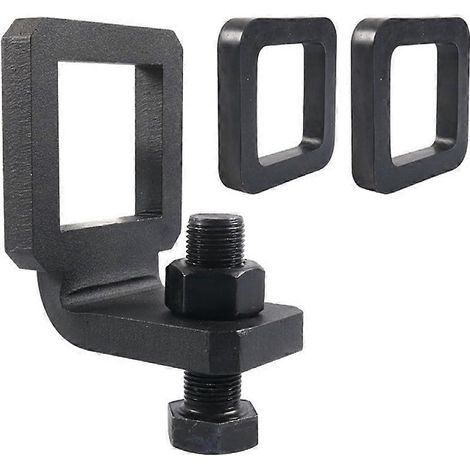 Tendeur d'attelage anti-vibrations de 5 cm (2 pouces), dispositif anti-vibrations pour attelage de remorque avec 2 coussinets, stabilisateur d'attelage robuste (1/5)