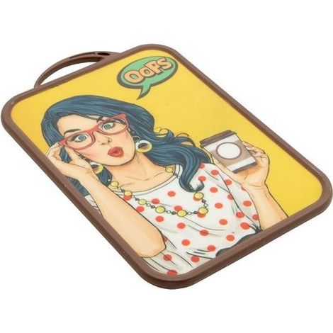 Tagliere da Cucina Rettangolare con Manico Ops 25 x 37 cm