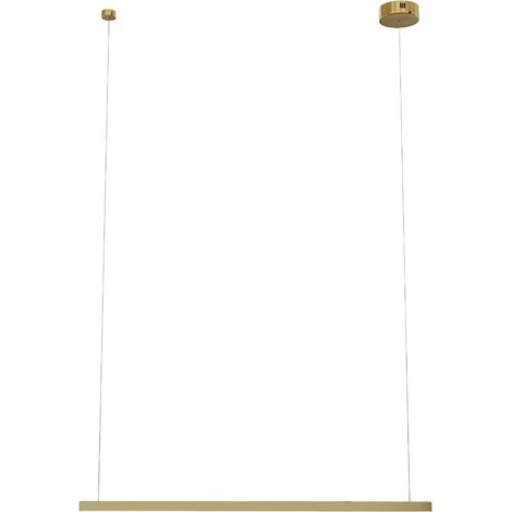Suspension LED linéaire laiton brossé 12W Trio P0475D (1/3)