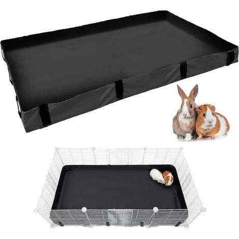 Doublure de cage pour cochon d'Inde imperméable en toile durable pour grilles, habitat, partie inférieure de cage - MMCD-ZGL-04921 (1/5)