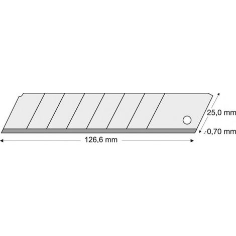 Hoja De 25 Mm Paquete De 10 Unidades Lutz Blades (1/2)