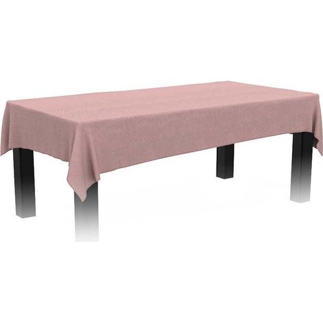Nappe rectangulaire effet lin imperméable 260 x 170 cm (1/2)