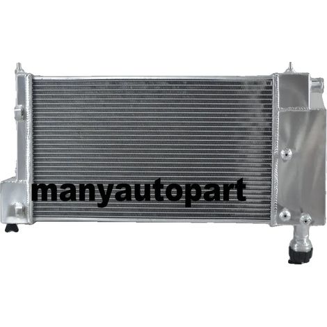 Radiador de aluminio, tamaño del núcleo 520 mm × 315 mm × 50 mm, compatible con Peugeot 106 GTI, Citroën Saxo, peso del artículo 6,5 kg, 2 filas (1/5)