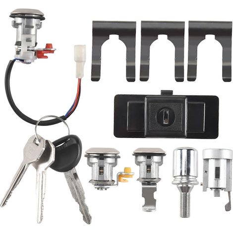 Cylindre de serrure de voiture et clé pour Pajero Montero MK2 V31 V32 MR259744 (1/4)