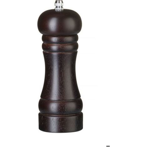 Moulin À Sel - Mécanisme En Céramique - Hauteur 165 Mm - Bois D'hévéa - Ergonomique - 1 Pièce
