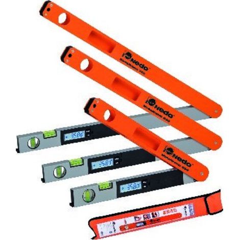 NEDO Winkelmessgerät Winkeltronic Messber.0-355Grad Schenkel-L.45cm 0,1Grad - 405216 (1/4)