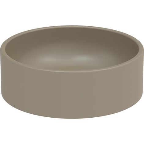 BetteBalance lavabo à poser, GlasurPlus, rond, 425mm, titane