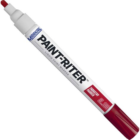 Marqueurs, pointe ogive de 2-4 mm, Rouge (Pack de 12) (1/5)
