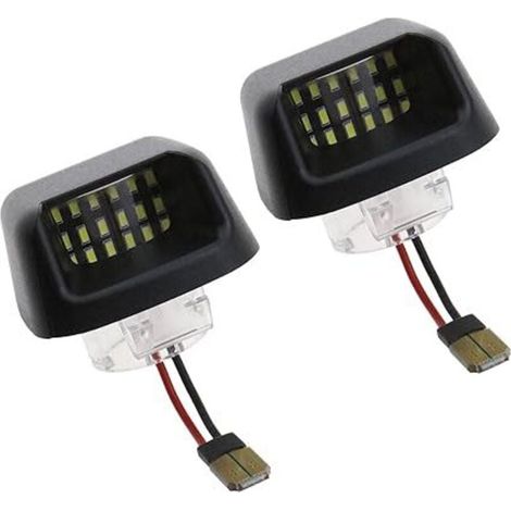 Paar Kennzeichenleuchten hinten, 18 LEDs, 26510 ZP50A, 6500K, 12V, kompatibel mit Navara D40 (2004–2020), Armada, Titan und Xterra (1/4)