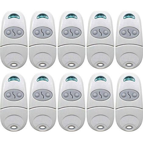 10 Pièces Télécommande D'Ouverture de Porte Garage TOP 432NA 433,92 MHz Copie Contrôleur Portail Ouvre-Porte (1/4)