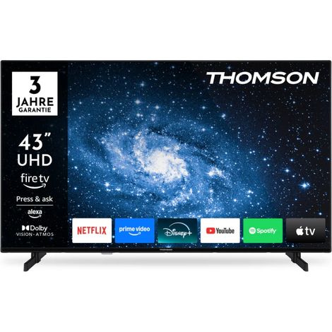 Televisore Sconosciuta Thomson 43UF4S35 Tv 43 Smart Fire 4K UHD Led DVBT2/S2 Wi-Fi Nero