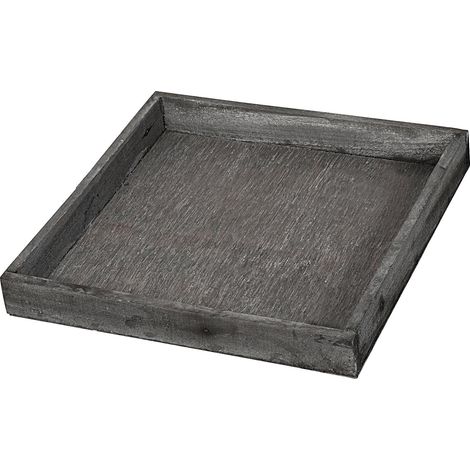 Tablett Holz 30x30x4cm