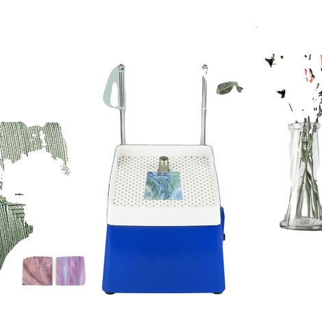Meuleuse de verre, taille compacte, haute vitesse de rotation (1/5)
