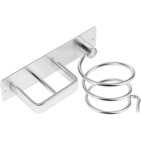 Total Clearance Haartrocknerhalter Wandglätterhalter Aluminium Haartrocknerhalter Haartrocknerhalter Wandhalterung zur Aufbewahrung von Haartrocknern zur Aufbewahrung von Haarwerkzeugen (1/4)