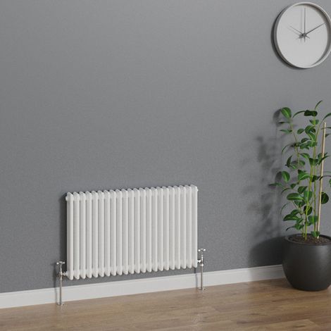 WarmeHaus Traditional Radiator White Triple Column 600x1012mm (1/5)
