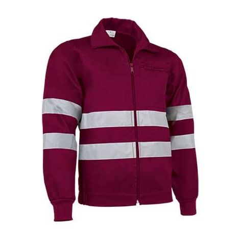 Chaqueta laboral retroreflectante de cuello alto VALENTO Mirca XL Granate caoba