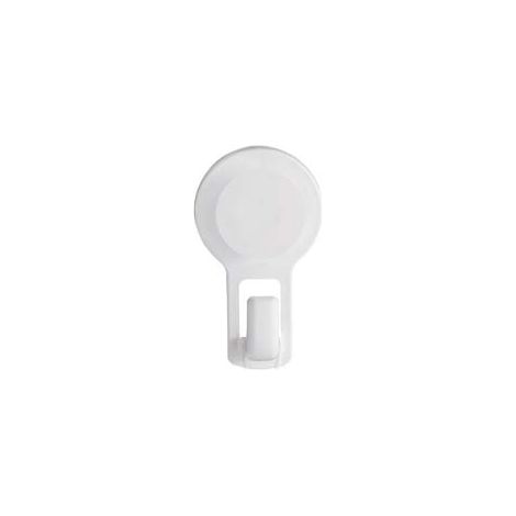 GANCIO BAGNO IN ABS- - mm.67x115x39 - colore bianco - 12 pezzi AGLAIA