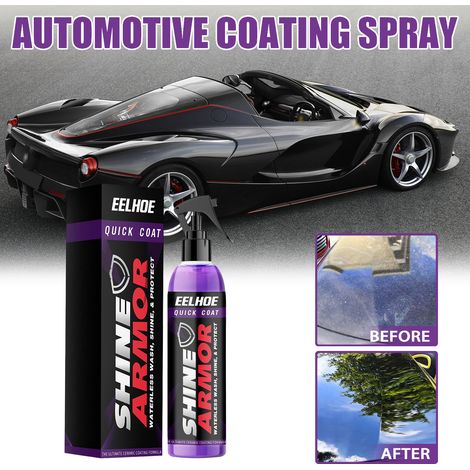 Purple Coating Spray Wax Micro-Crystal Car Coating Agent Spray Coating Car Nano Coating Agent -- 100ml Box (1/5)