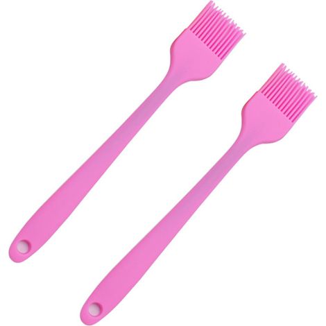 Pinceau Patisserie - Silicone Alimentaire Haute Température - Pour Barbecue Cuisine Et Desserts - Lot De 2 (1/5)