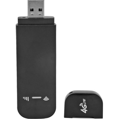 Point d'accès Wi-Fi mobile 4G LTE 150 Mbps, routeur Wi-Fi portable USB avec emplacement pour carte SIM, idéal pour les voyages en extérieur (noir). (1/5)