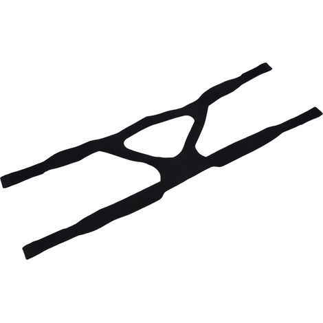 Sangle Anti-Ronflement Universelle en Nylon Élastique pour Respirateur - Noir