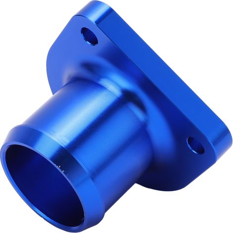 Boîtier de thermostat en alliage d'aluminium 6061 T6 (bleu) pour Ford Powerstroke 7.3L, modèles 1999-2003 (1/5)