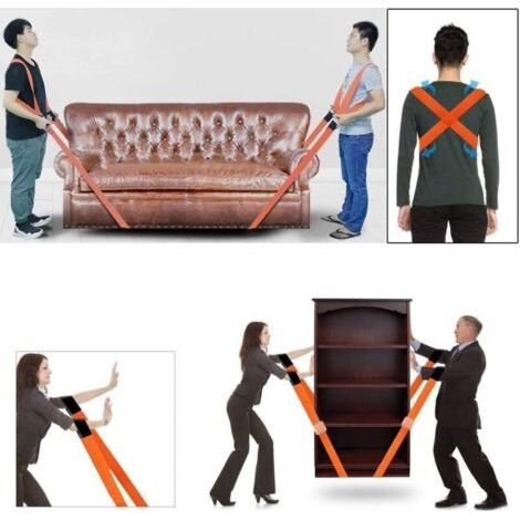 de Levage et de déménagement, système de Levage et de déplacement de 2 Personnes - Déplacez, déplacez, transportez et sécurisez Facilement des Meubles, des appareils, des Objets Lou (1/4)