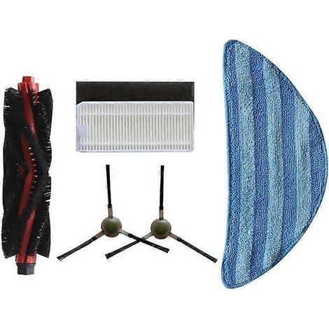 Kit accessoires aspirateur robot Lefant M210 Pro M1 M201 M501A M571 T700 - Filtres HEPA, brosses latérales et rouleau (6 pièces) (1/5)