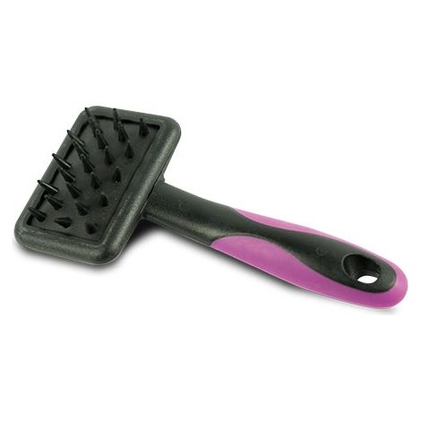 Cepillo de goma para perros de razas mini, gatos y conejos, especial para eliminar pelo viejo, tamño 55 x 40 mm (1/3)